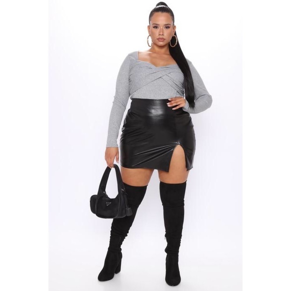 Fashion Nova Plus Size Twisted For You Top